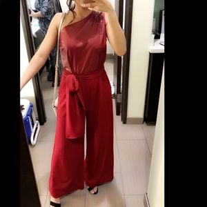 Red jumpsuit